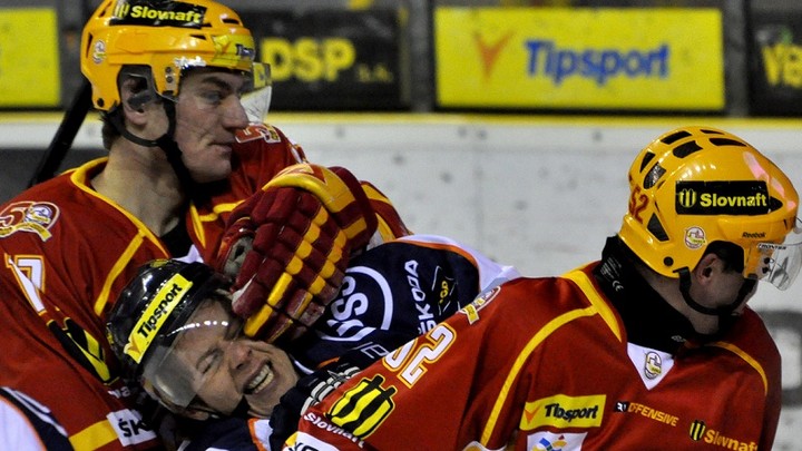 Žltočervená štvorgólová smršť v druhej tretine porazila Košice